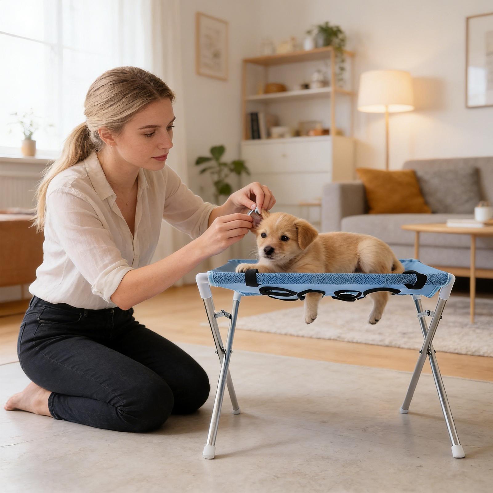 Pet Grooming Hammock Stand Fol - đánh giá và giá Pet Supplies Nz