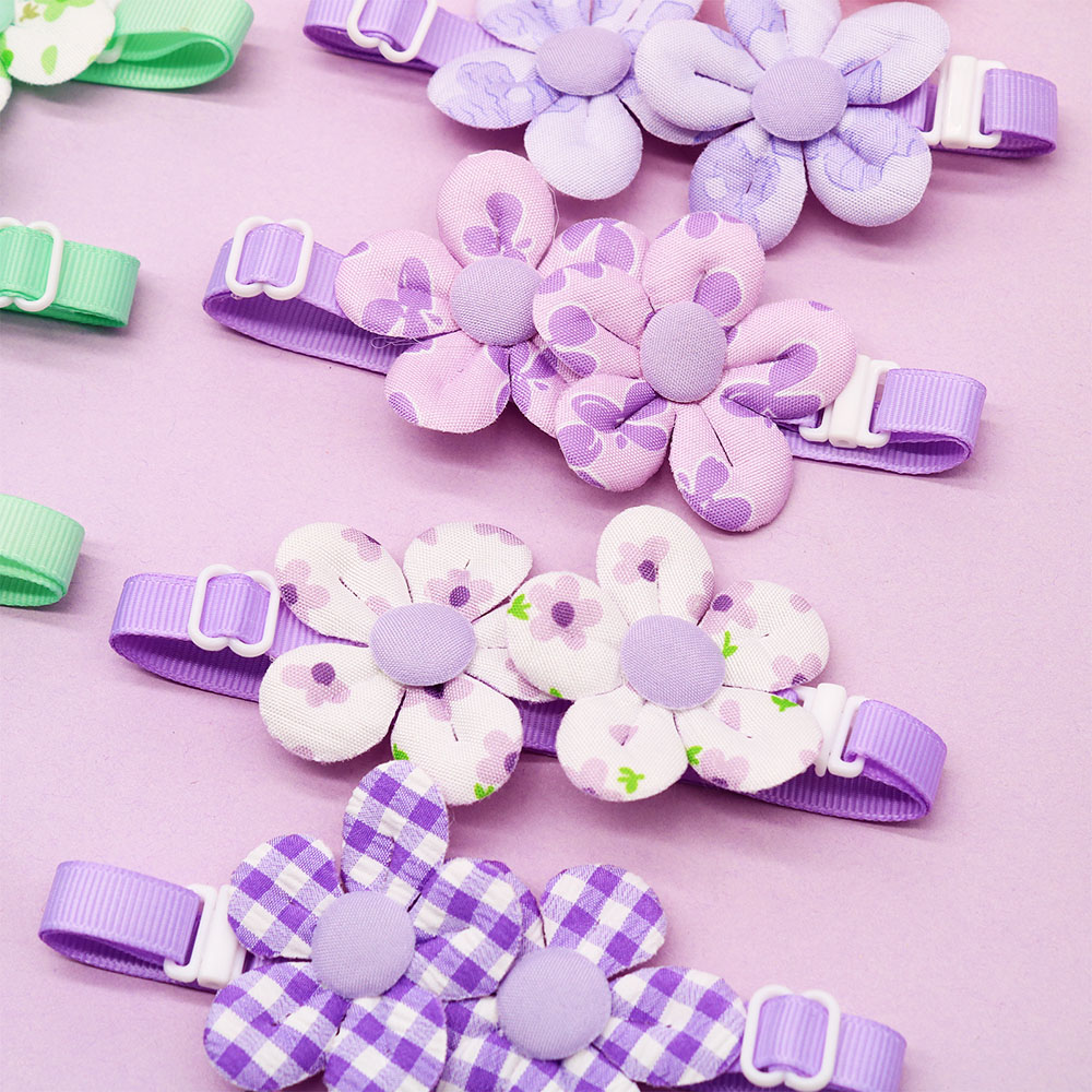 10PCS Flower Shape Sweet Dog B - đánh giá và giá Dog Bandana Scarf