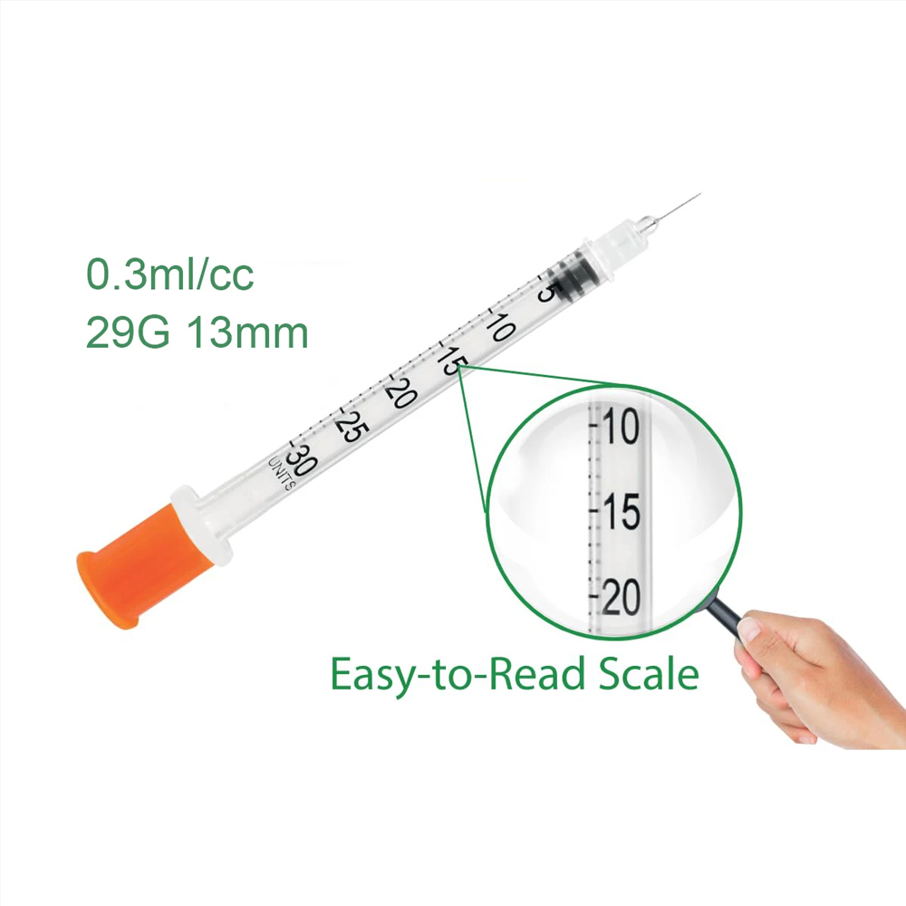 100Pcs 0.3ml 29G 13mm Insulin  - đánh giá và giá Pet Supplies Vet Clinic