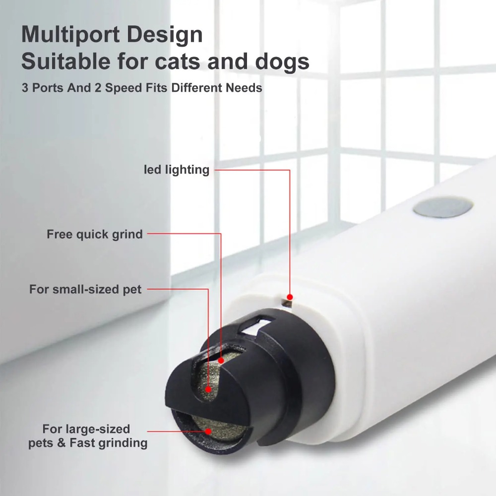 Quiet Electric Pet Nail Grinde - đánh giá và giá Pet Nail Grinder