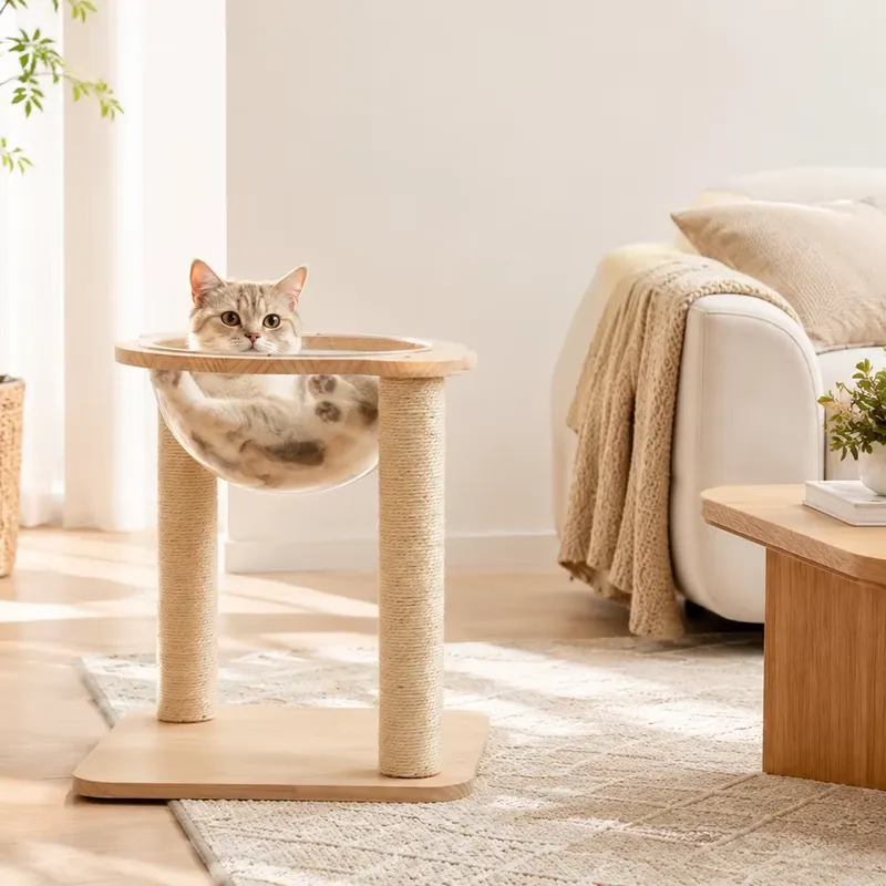 Eco Friendly Solid Pine Cat To - đánh giá và giá Cat Scratching Post