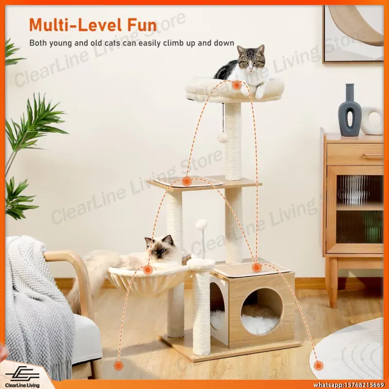 Modern Cat Tree for Indoor Cat - đánh giá và giá Cat Scratching Post