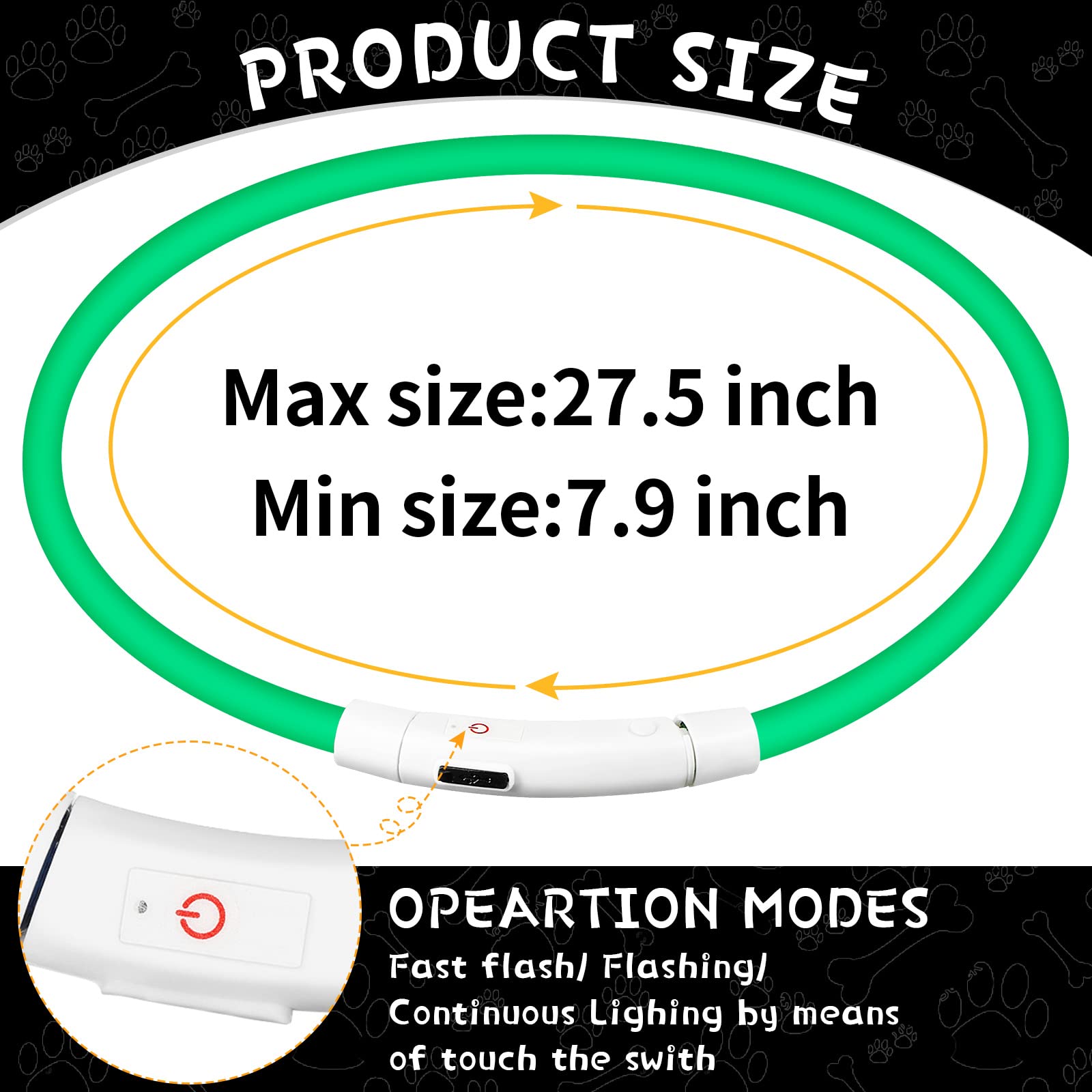 Silicone LED Dog Collar Rechar - đánh giá và giá Dog Muzzle Silicone
