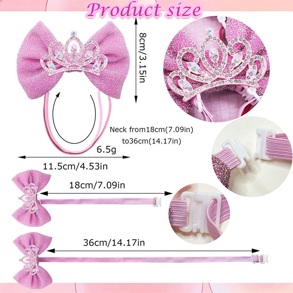 1PC Diamonds Dog Hair Bows Ela - đánh giá và giá Dog Bandana Scarf