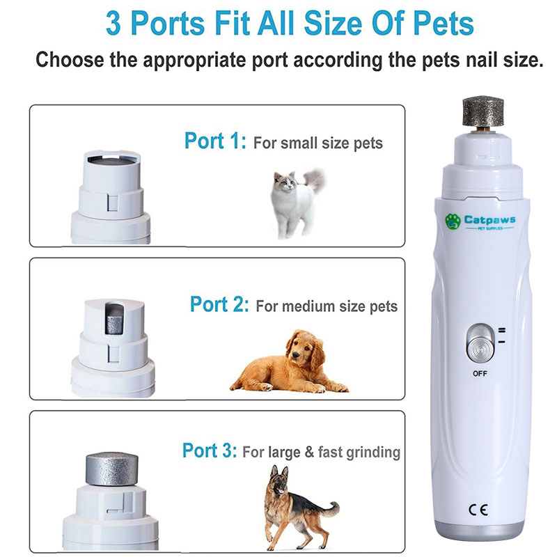 Dog Nail Grinder USB Rechargea - đánh giá và giá Pet Nail Grinder