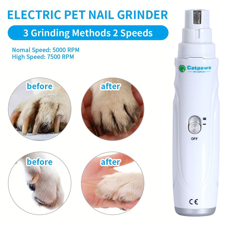 Dog Nail Grinder USB Rechargea - đánh giá và giá Pet Nail Grinder