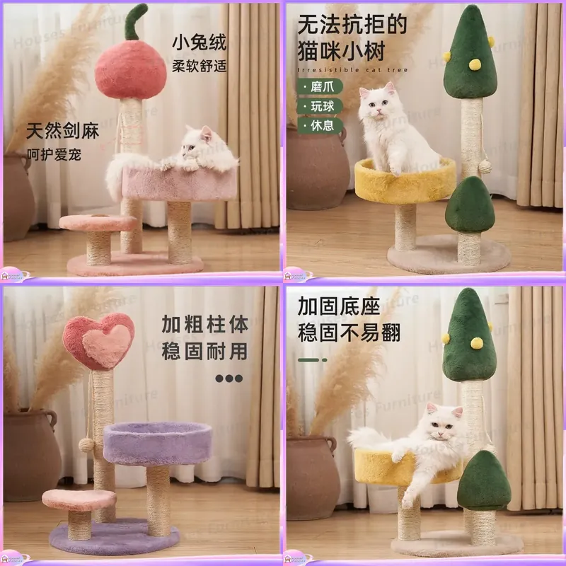 Large Cat Tree with Scratching - đánh giá và giá Cat Scratching Post