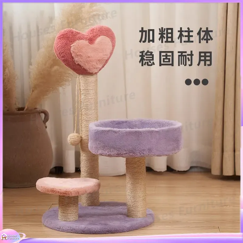 Large Cat Tree with Scratching - đánh giá và giá Cat Scratching Post