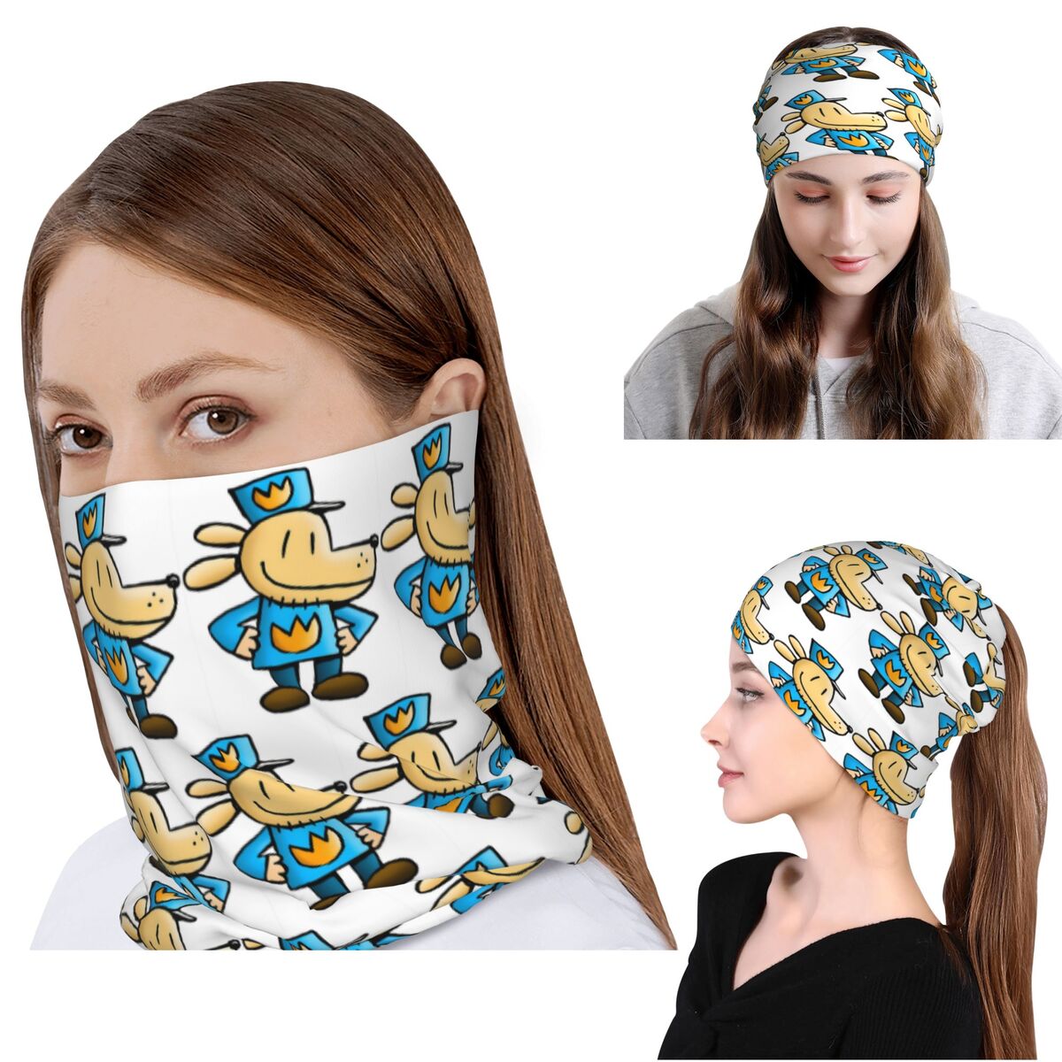 Dog Man Comedic Graphic Novel  - đánh giá và giá Dog Bandana Scarf