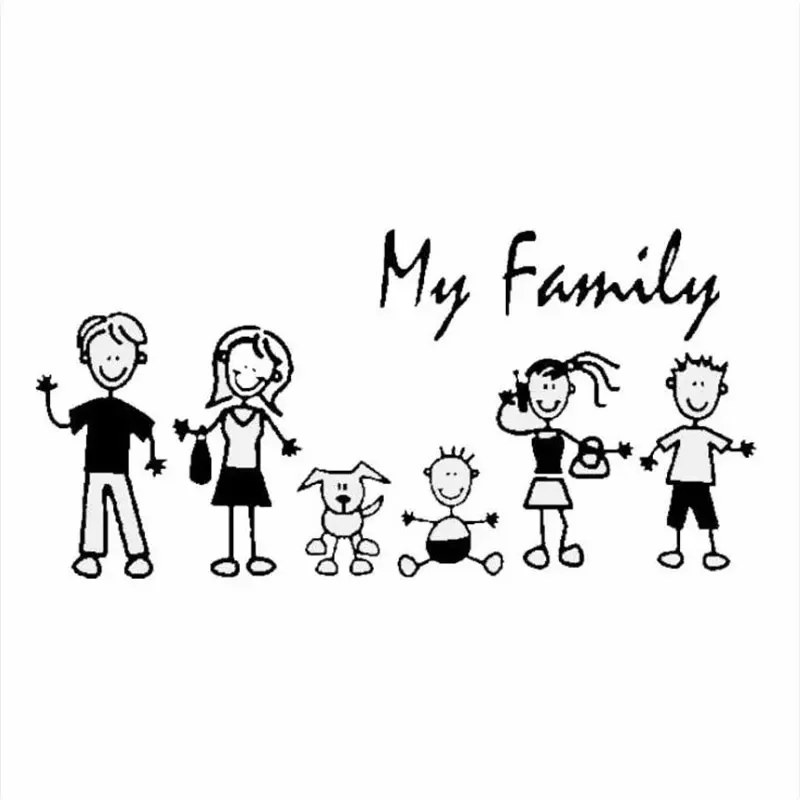 Car Sticker Family Stick Figur - đánh giá và giá Pet Supplies Nz
