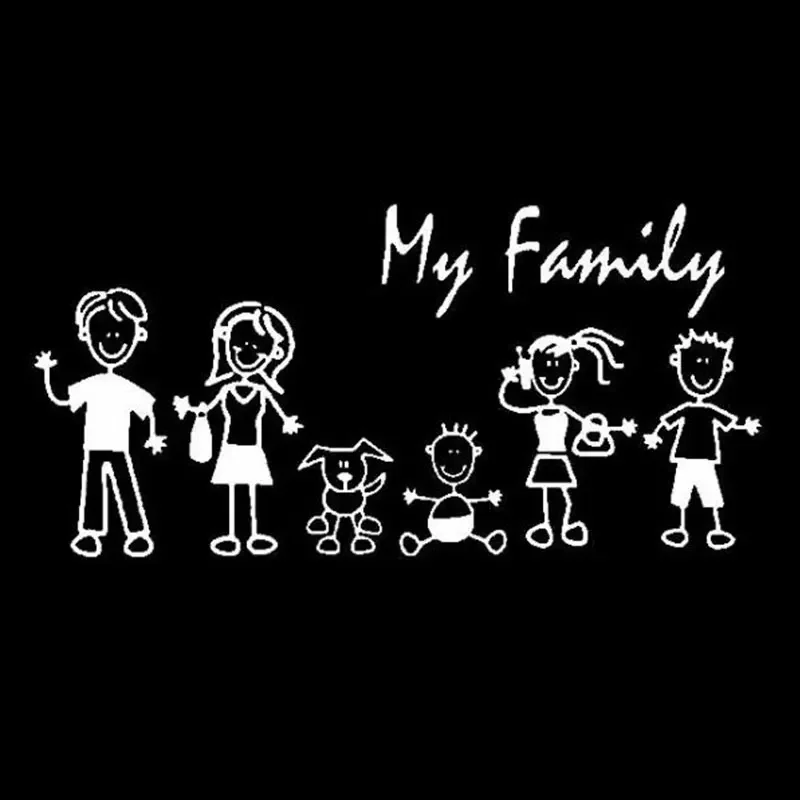 Car Sticker Family Stick Figur - đánh giá và giá Pet Supplies Nz