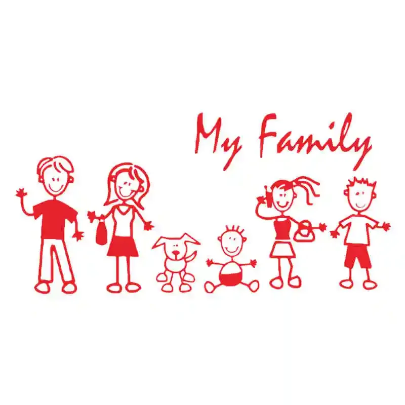 Car Sticker Family Stick Figur - đánh giá và giá Pet Supplies Nz