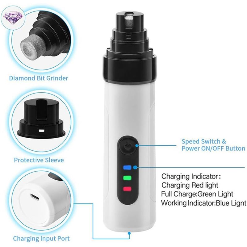 AT84-Pet Nail Trimmer-Dog Nail - đánh giá và giá Pet Nail Grinder