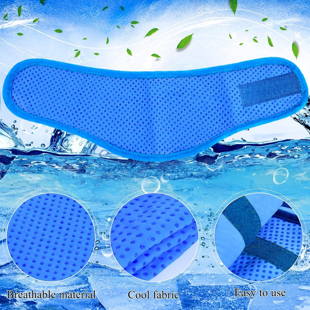 New Adjustable Dog Cooling Ban - đánh giá và giá Dog Bandana Scarf