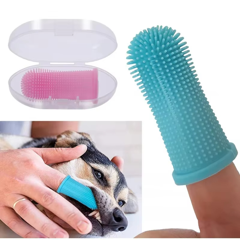 Super Soft Pet Finger Toothbru - đánh giá và giá Dog Muzzle Silicone