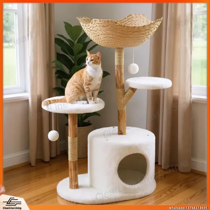Multi-Level Cat Tree Tower wit - đánh giá và giá Cat Scratching Post