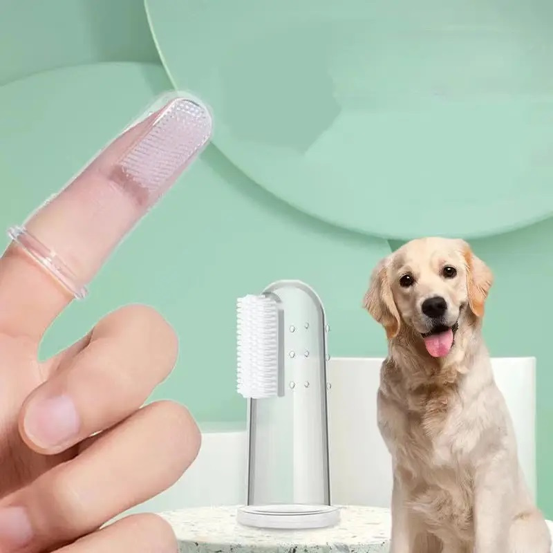 5 Pet Finger Toothbrushes for  - đánh giá và giá Dog Muzzle Silicone