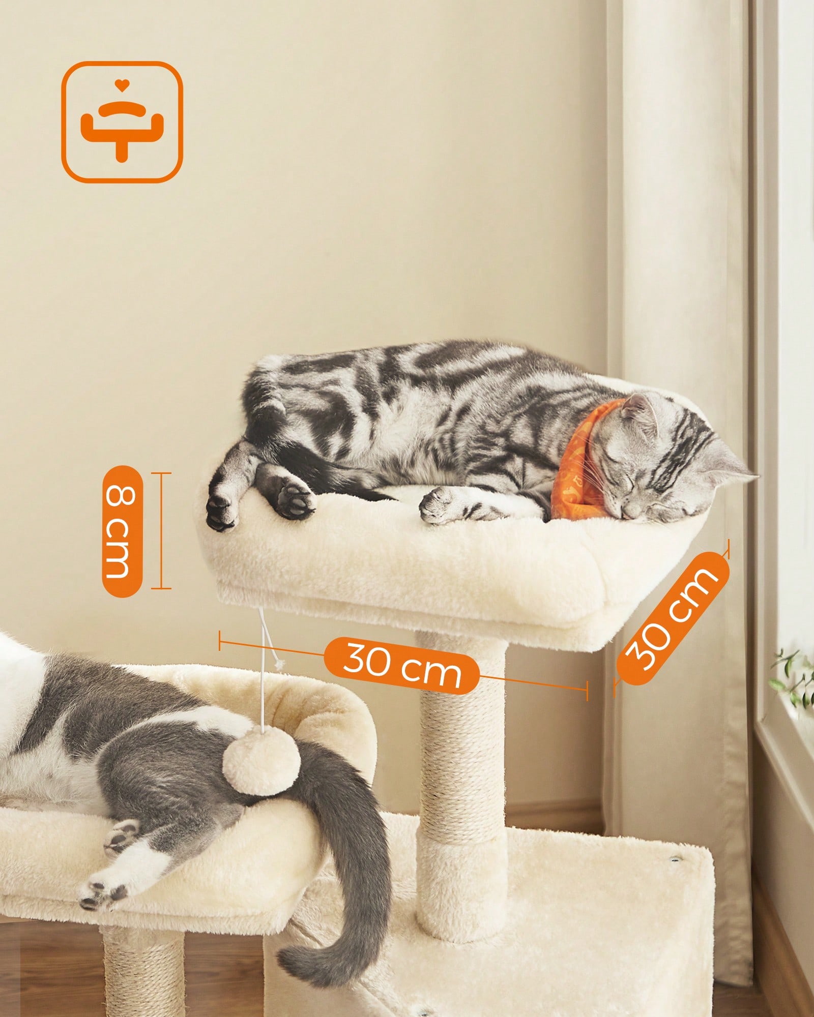 45.3IN Multi-Level Cat Tower f - đánh giá và giá Cat Scratching Post