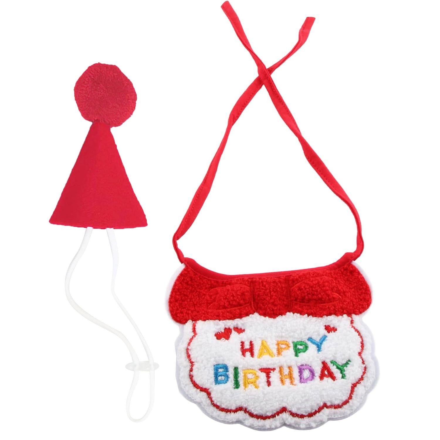 2Pcs Cat Dog Birthday Bandana  - đánh giá và giá Dog Bandana Scarf