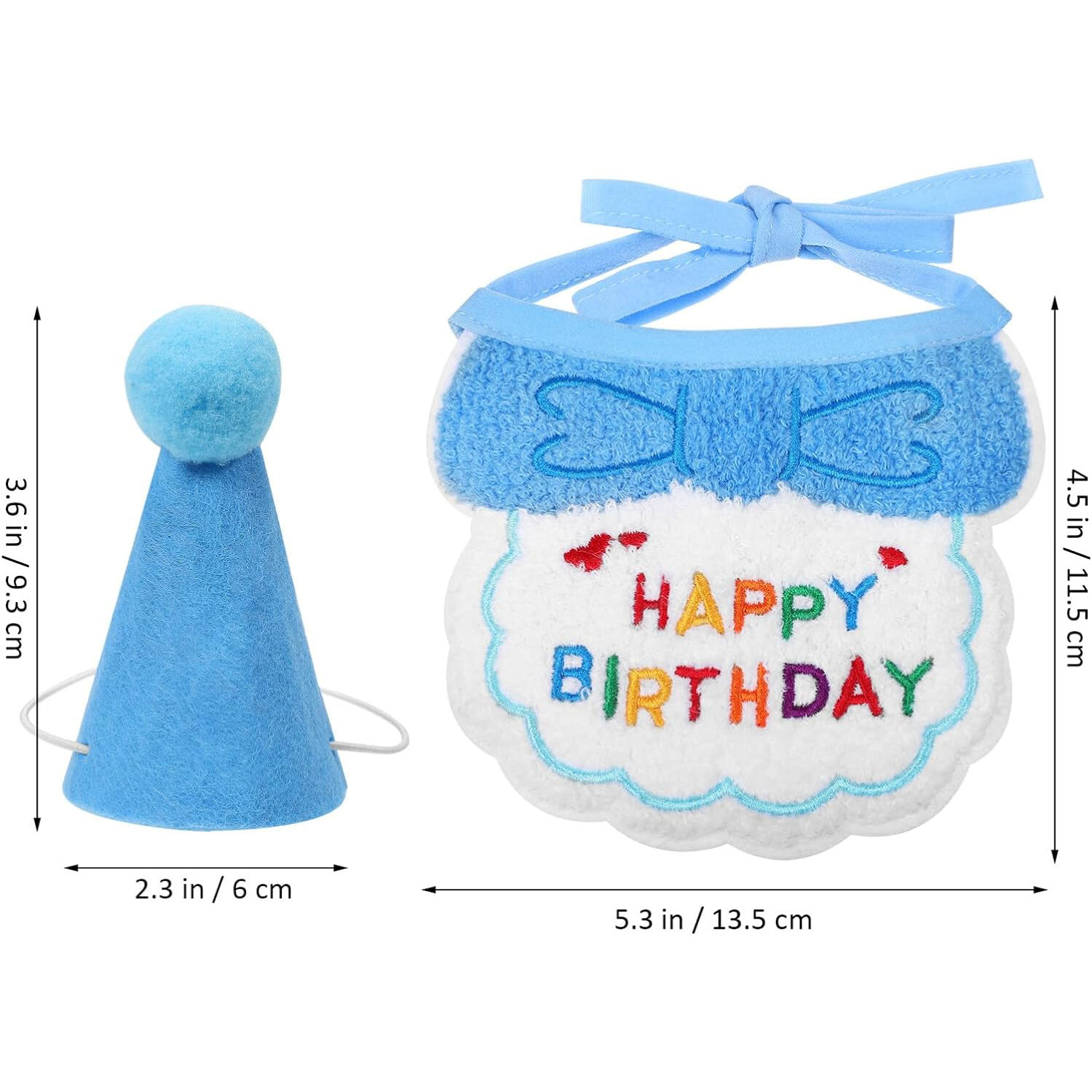 2Pcs Cat Dog Birthday Bandana  - đánh giá và giá Dog Bandana Scarf
