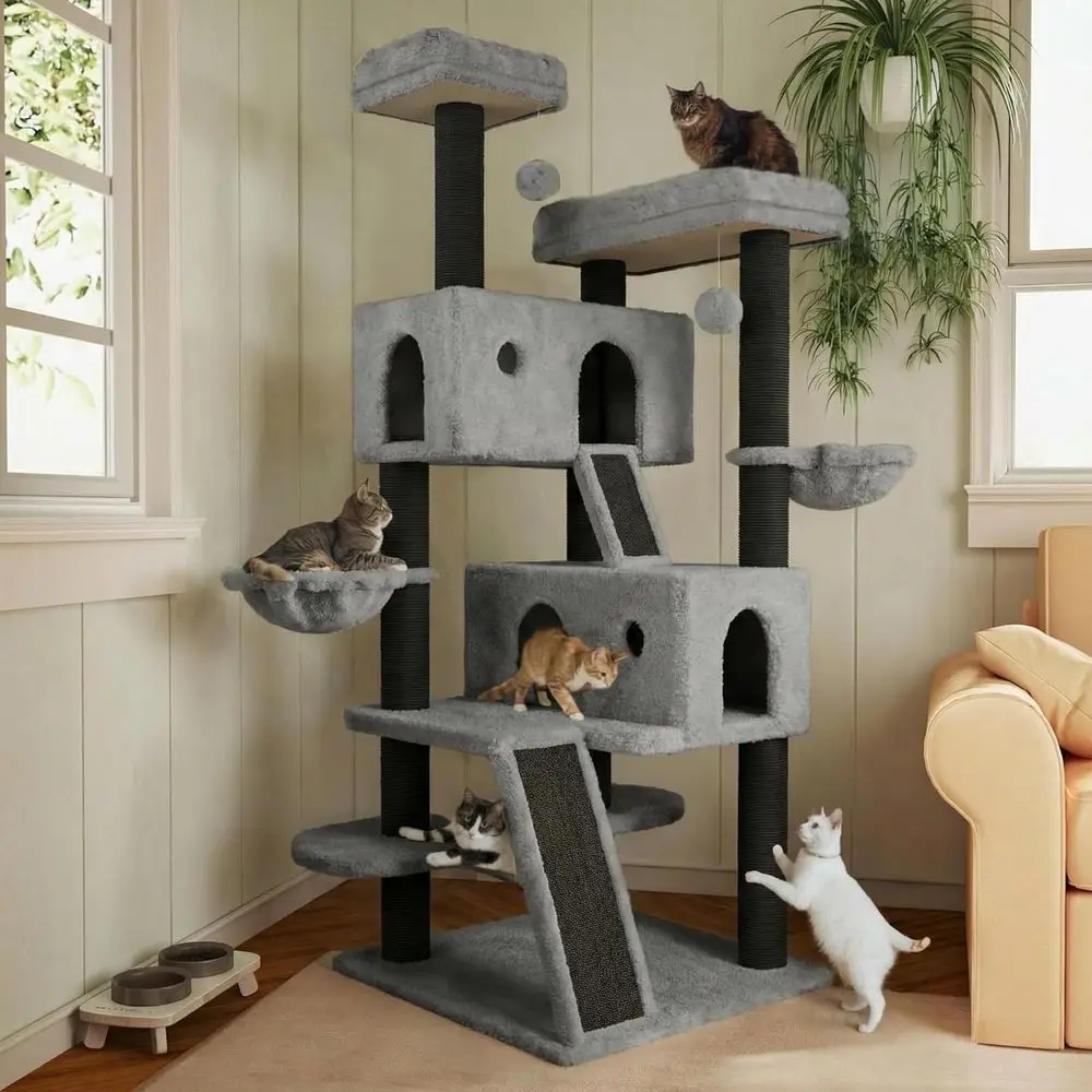 66 Multi-Level Large Cat Tree  - đánh giá và giá Cat Scratching Post