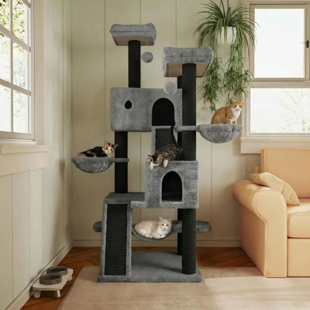 66 Multi-Level Large Cat Tree  - đánh giá và giá Cat Scratching Post
