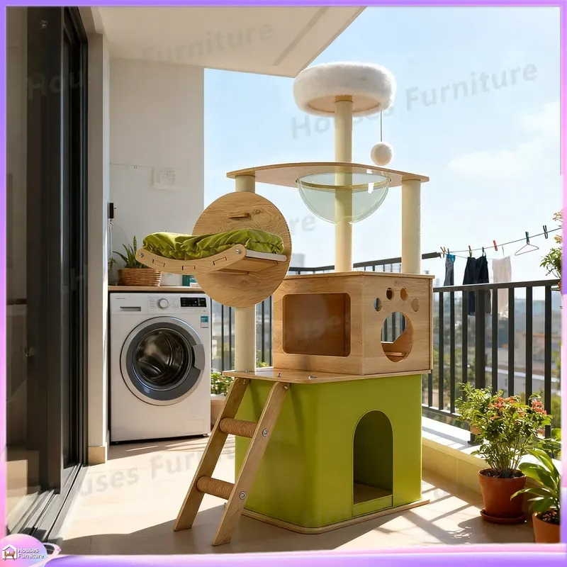 Large Cat Tree with Scratching - đánh giá và giá Cat Scratching Post