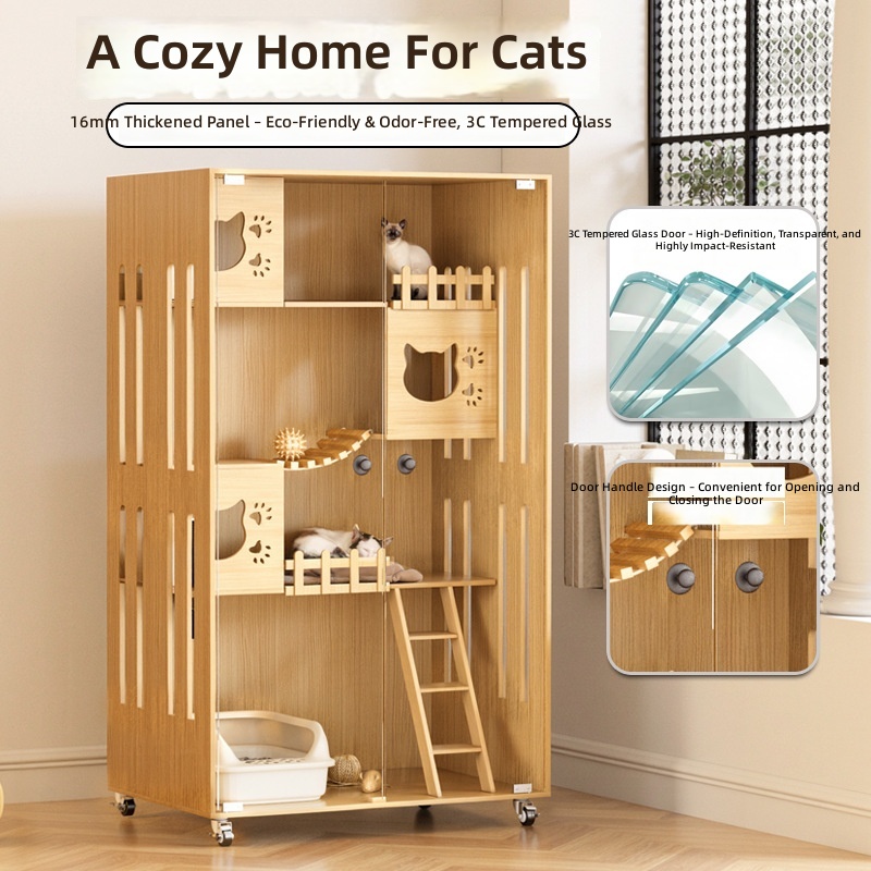 Large MultiLevel CatHouse for  - đánh giá và giá Cat Scratching Post